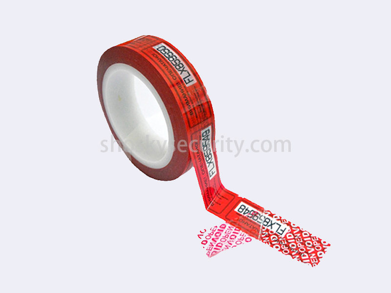 Do not accept if tape has been tampered with” Printed Tape