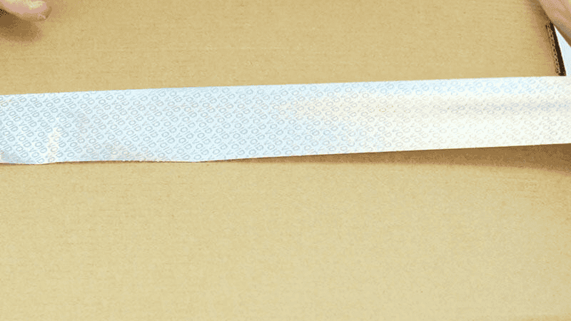 hologram no transfer packaging tape 