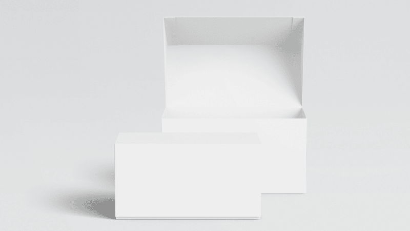 white paper box