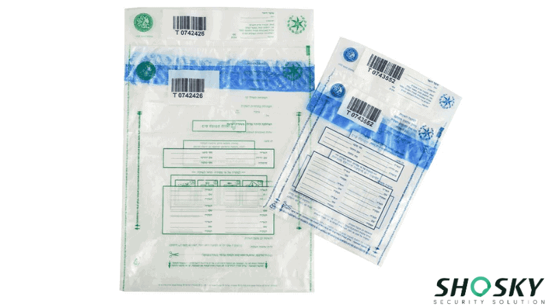 2 Bank Deposit Cash Bags