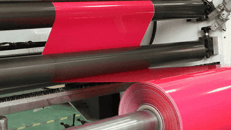 Glossy-Red-Partial-Tranfer-Security-Materials-Slitting