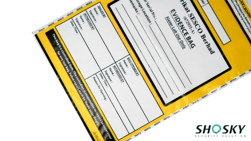 evidence bag