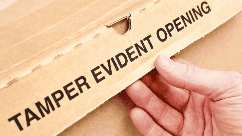 tamper evident packaging