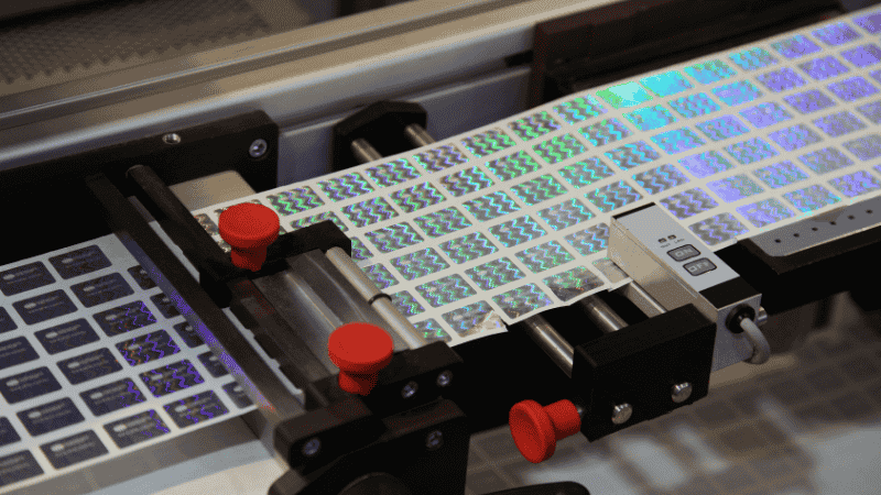 hologram sticker printing