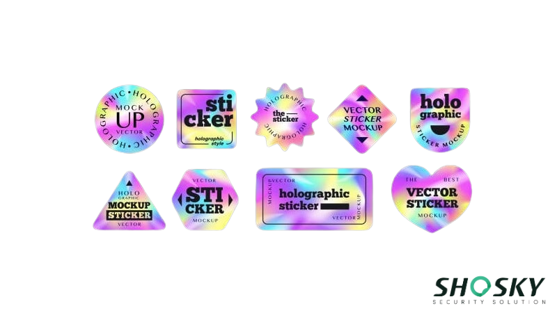 Hologram sticker printing products