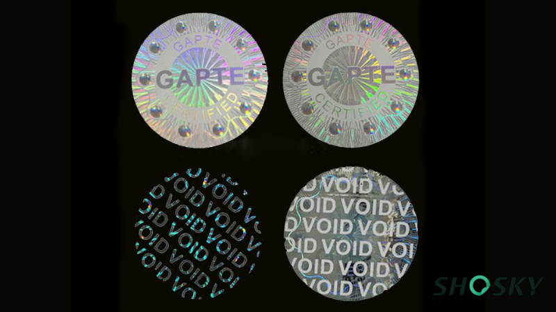 hologram security stickers