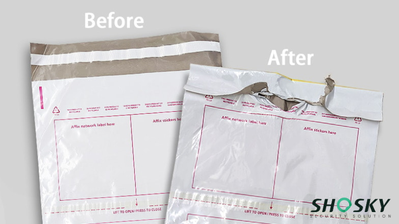 Plastic Bags with Tamper-Evident Seals