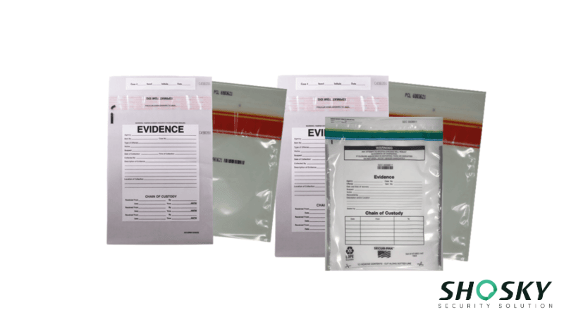Various tamper-evident bags