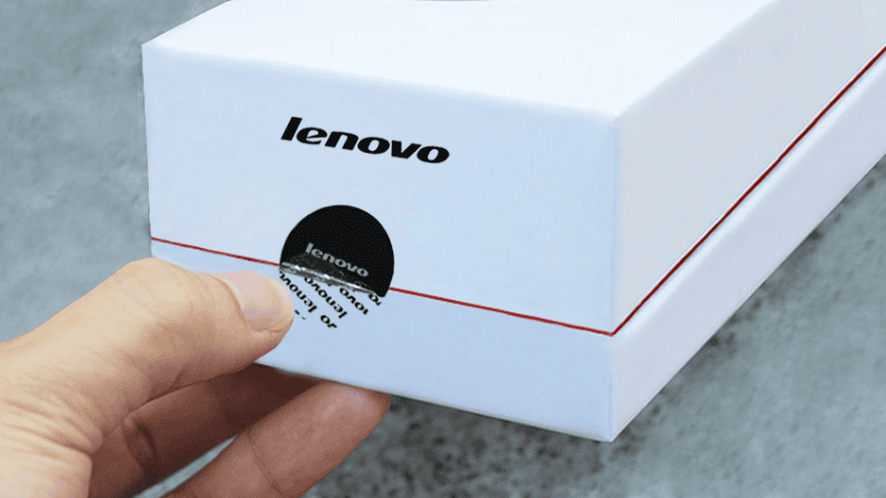 lenovo tamper evident label