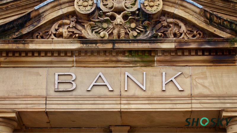 a bank building
