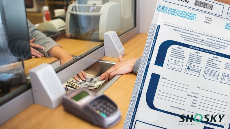 Implement Tamper-Evident Solutions in the Bank for cah