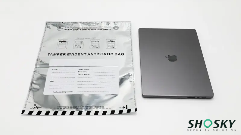 tamper-evident bag for mac laptop