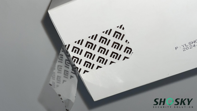 custom security tape for Xiaomi product packaging