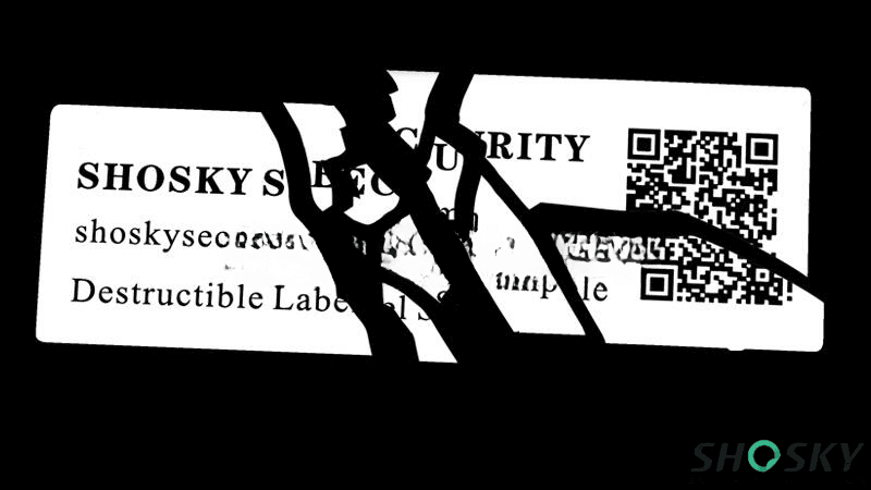 Destructible Labels MG80