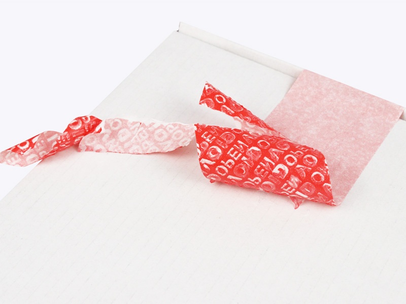 Non-Transfer Red Security Paper Material 4