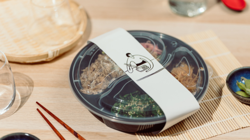 take out packaging withe tamper evidence