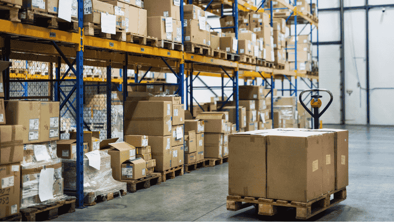 Pallet with Tamper-Evident Seal