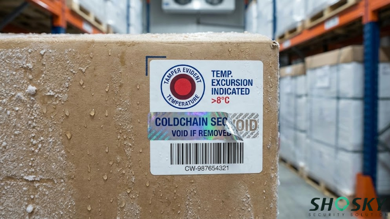 Temperature Indicator Security Labels