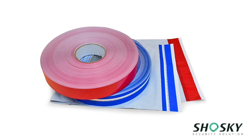 Security Bag Tape with Security bags