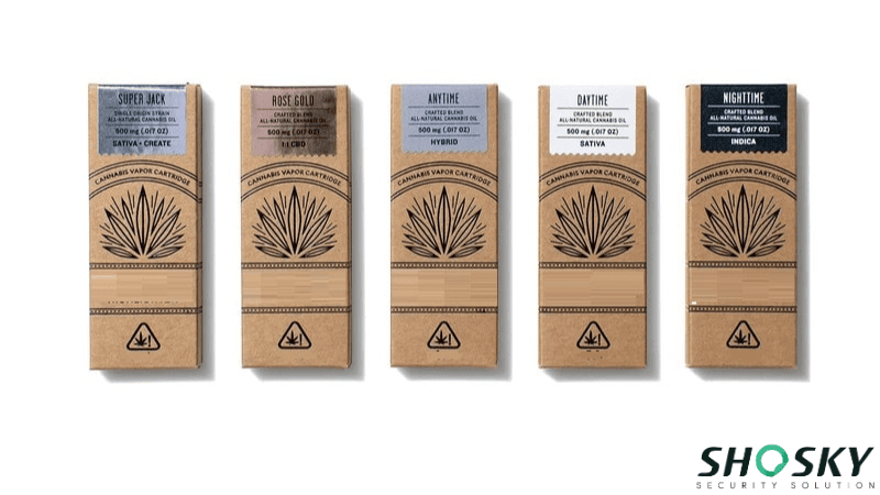 Different Security Labels for Cannabis Boxes