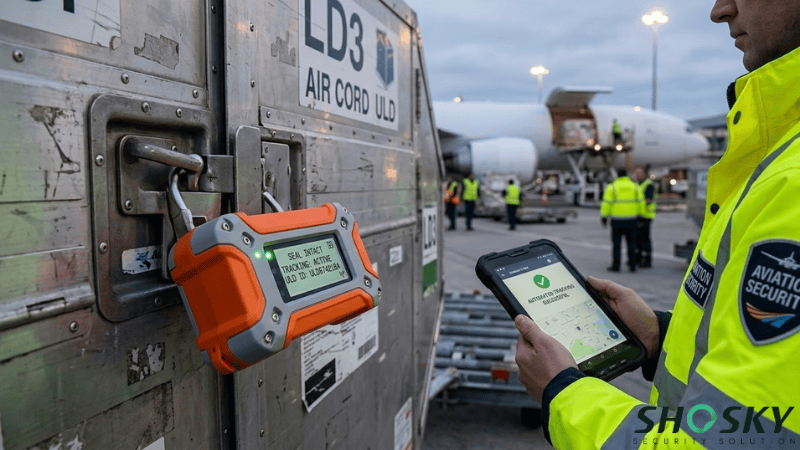 a Electronic E-Seal for Automated Tracking in Aviation Security