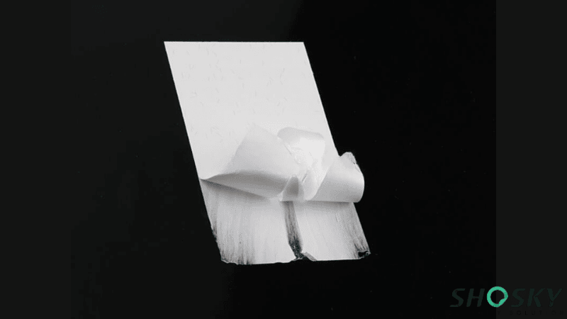 Co-extruded Destructible Synthetic Paper