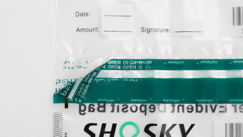 security bag tape