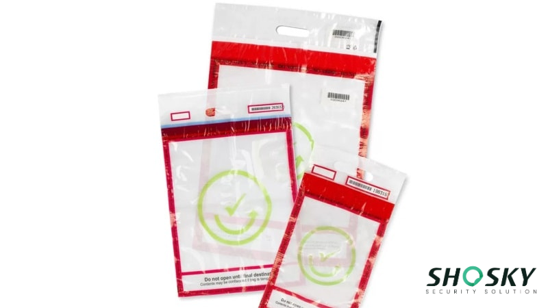 Transparent duty-free bags for secure item transport