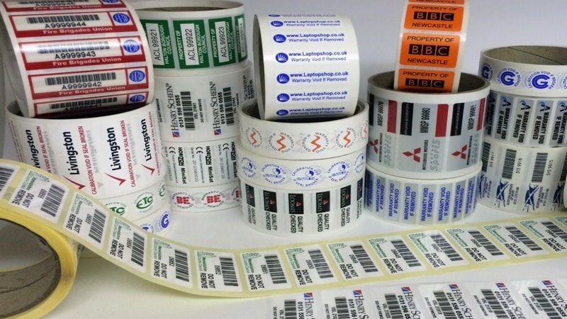 different tamper-evident labels