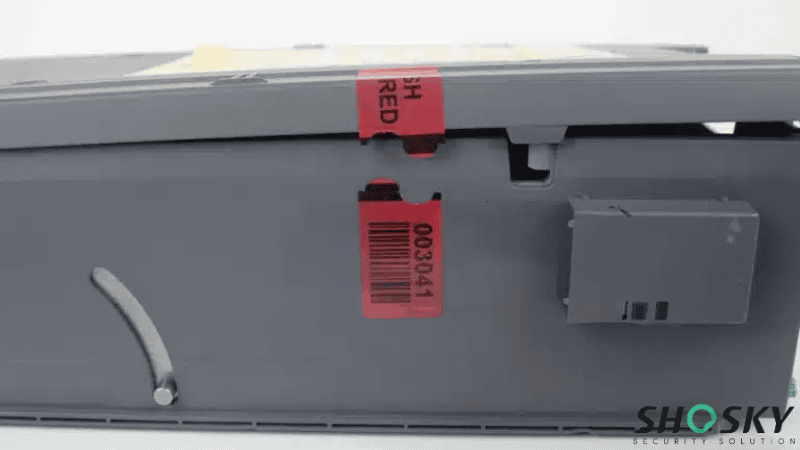 a Non-Transfer Security Tape used in Bank ATMs