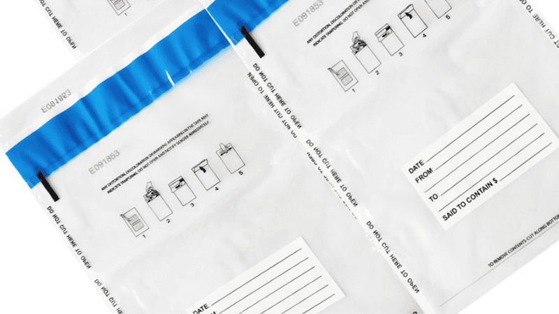 tamper evident bags