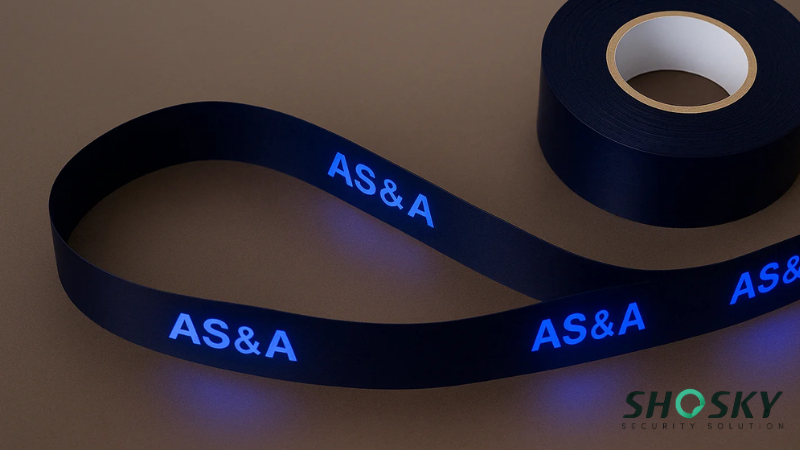 Custom Level 4 Bag Security with UV Ink from Shosky security