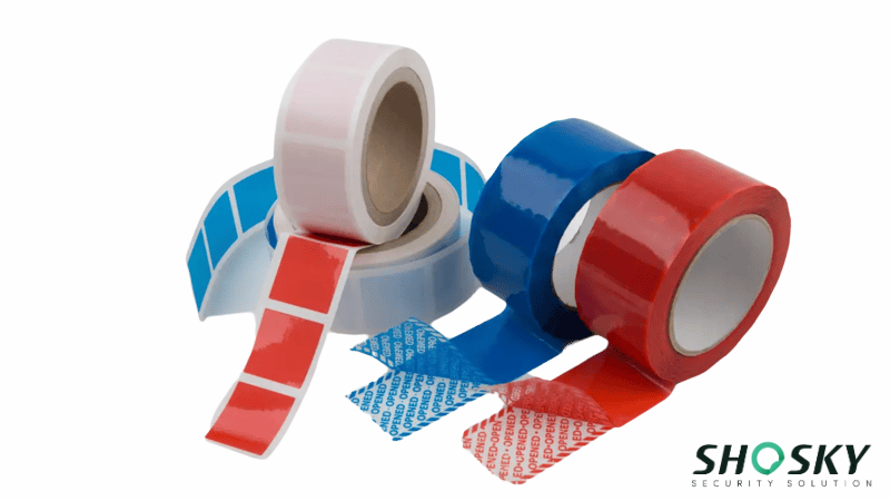 Full Transfer Security Tapes in Various Colors