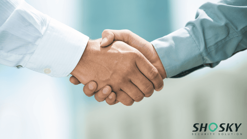 Broken handshake visual illustrating struggles with retailer partnerships and counterfeiting