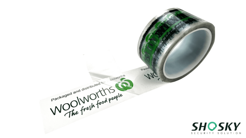 custom tamper evident tape made by eco-friendly material