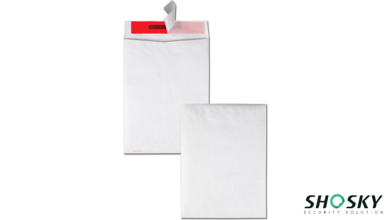 Tyvek tamper evident bag