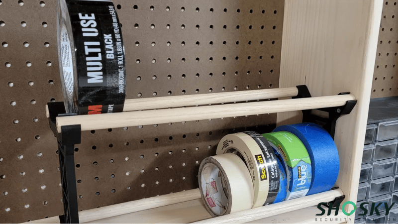 Ленты контроля вскрытия на перфорированной панели с маркированными рулонами ленты