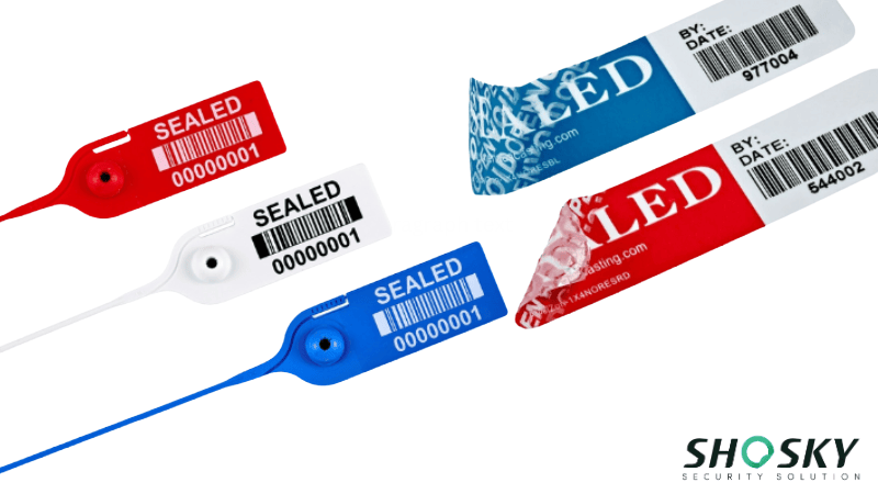 Cost-effective tamper evident seals in various colors
