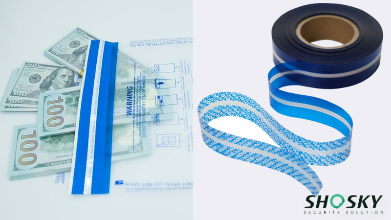  tamper evident bag tape ensuring cash bags remain protected against unauthorized access