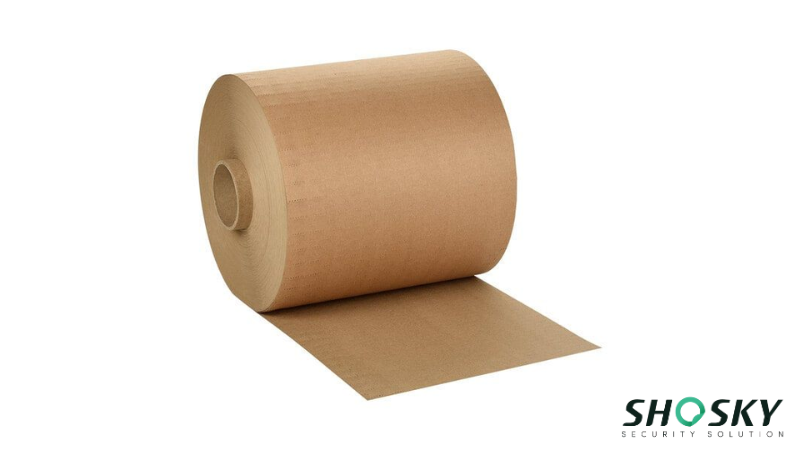 Water-Activated Paper Tape with Security Print