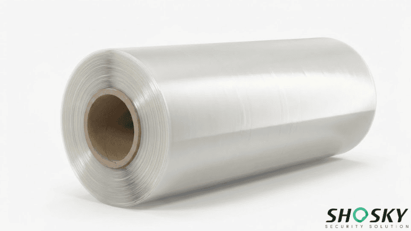 a PCR (Post-Consumer Recycled) PET roll