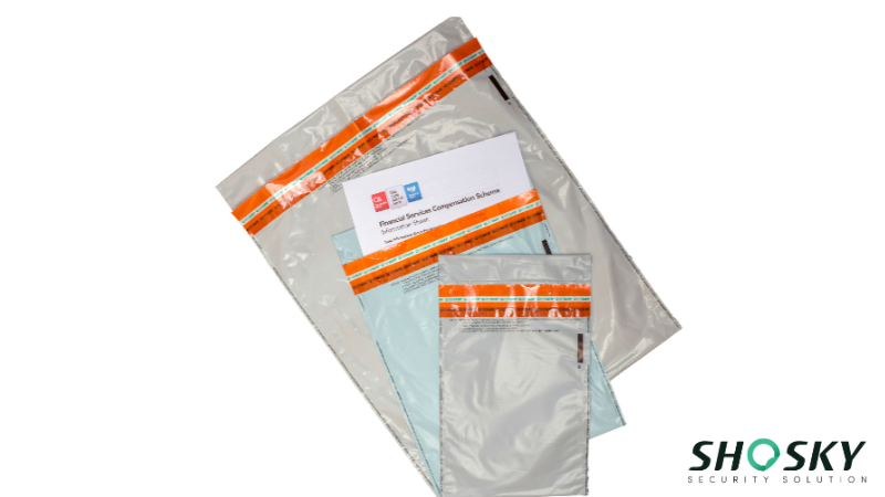 Tamper-proof bags used for secure transfer of court and legal documents