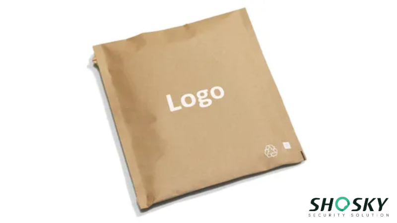 an eco-friendly kraft tamper-proof envelop
