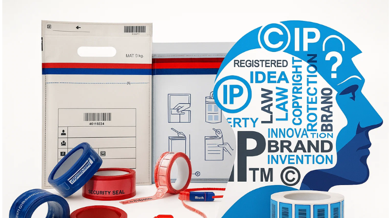 Visual representation of IP protection using secure packaging and compliance tools