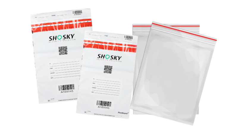tamper evident bags and regular bags