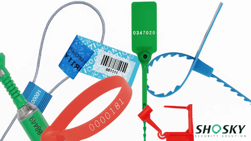High-contrast tamper evident seals and tapes to reduce diversion risk in high-value storage zones