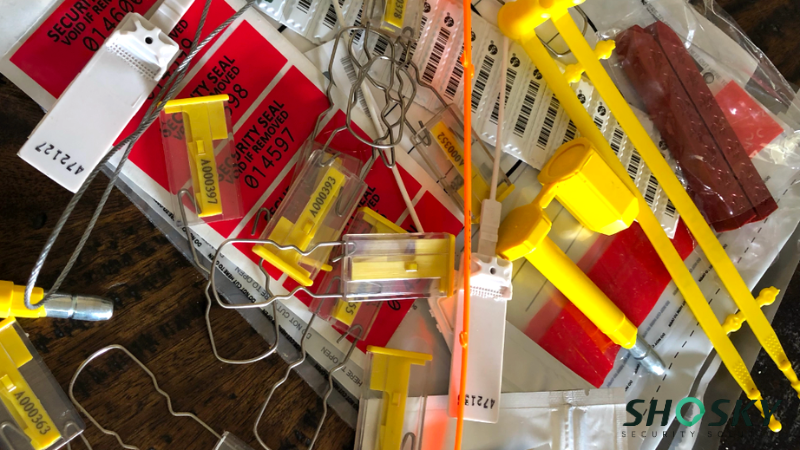Security seal spread shows serialization, branding, and authentication mechanisms