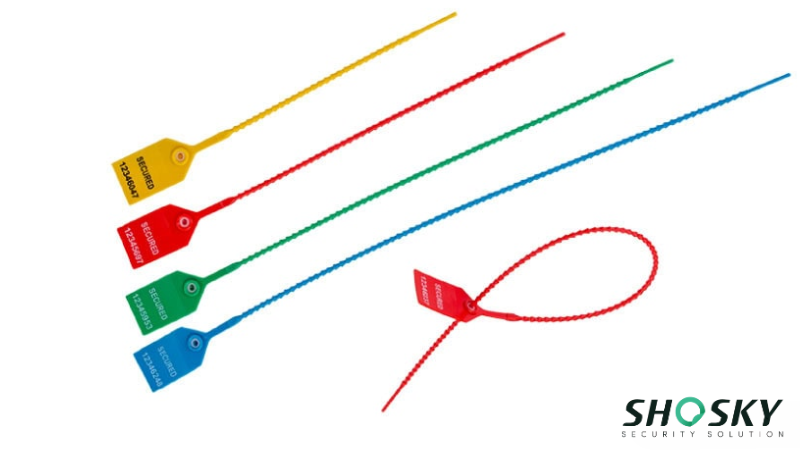 Custom-colored seals with printed codes protect against unauthorized replacements