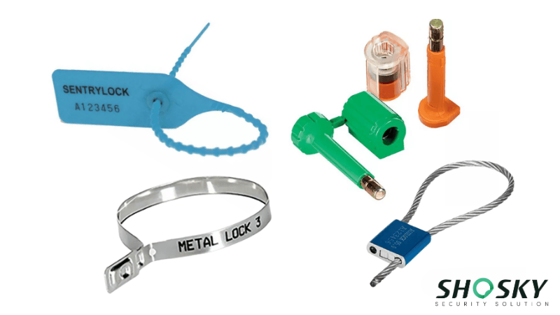 Color-coded tamper-proof seals to enhance traceability in global freight operations