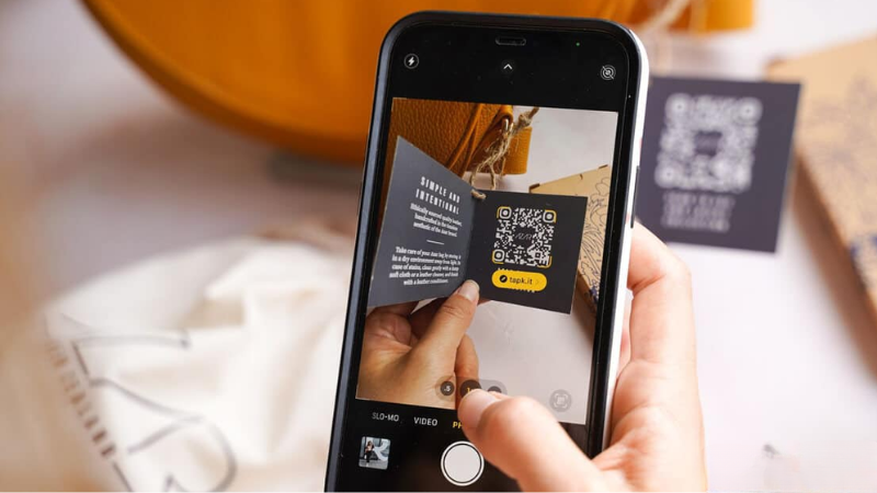 QR code links to owner's manual, supporting tamper-evident documentation access